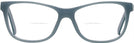 Rectangle Shiny Pale Teal Rodenstock R5273 Bifocal View #2