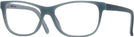 Rectangle Shiny Pale Teal Rodenstock R5273 Single Vision Full Frame View #1