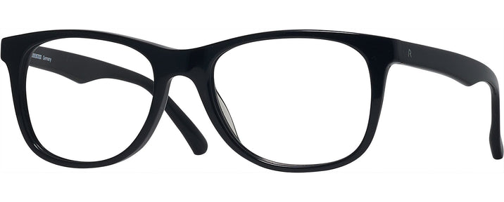 Square Black Rodenstock R5302 Single Vision Full Frame View #1