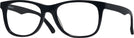 Square Black Rodenstock R5302 Single Vision Full Frame View #1