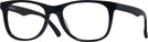 Square Black Rodenstock R5302 Progressive No-Lines View #1
