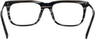 Square Black Structure Rodenstock 435 Single Vision Full Frame View #4