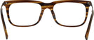 Square Brown Structure Rodenstock 435 Single Vision Full Frame View #4