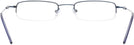 Rectangle Blue Liberty II / L (Wide Fit) Single Vision Half Frame View #4
