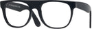 Square Black Flat Top Progressive No-Lines View #1