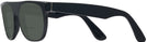 Square Black Flat Top Bifocal Reading Sunglasses View #3