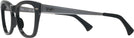 Square Black Ray-Ban 0707VM Progressive No-Lines View #3