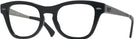 Square Black Ray-Ban 0707VM Progressive No-Lines View #1