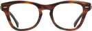Square Striped Havana Ray-Ban 0707VM Single Vision Full Frame View #2