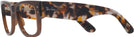 Square Transparent Brown Ray-Ban 0840V Computer Style Progressive View #3