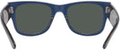 Square Transparent Dark Blue Ray-Ban 0840V Progressive Reading Sunglasses View #4