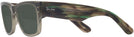 Square Transparent Green Ray-Ban 0840V Progressive Reading Sunglasses View #3