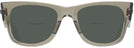 Square Transparent Green Ray-Ban 0840V Bifocal Reading Sunglasses View #2