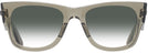 Square Transparent Green Ray-Ban 0840V w/ Gradient Progressive Reading Sunglasses View #2