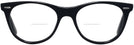 Round Black Ray-Ban 2185V Bifocal View #2