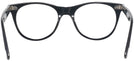 Round Black Ray-Ban 2185V Single Vision Full Frame View #4
