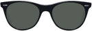 Round Black Ray-Ban 2185V Progressive No-Line Reading Sunglasses View #2