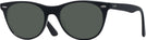 Round Black Ray-Ban 2185V Progressive No-Line Reading Sunglasses View #1