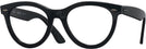 Round Black Ray-Ban 2241V Single Vision Full Frame View #1