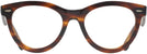 Round Striped Havana Ray-Ban 2241V Single Vision Full Frame View #2