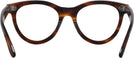 Round Striped Havana Ray-Ban 2241V Single Vision Full Frame View #4