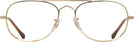 Aviator Gold Ray-Ban 3735V Single Vision Full Frame View #2