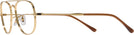 Aviator Gold Ray-Ban 3735V Computer Style Progressive View #3