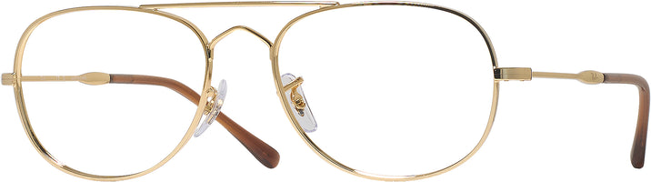 Aviator Gold Ray-Ban 3735V Computer Style Progressive View #1