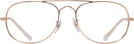 Aviator Rose Gold Ray-Ban 3735V Computer Style Progressive View #2