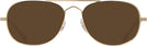 Aviator Gold Ray-Ban 3735V Progressive Reading Sunglasses View #2