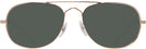 Aviator Rose Gold Ray-Ban 3735V Progressive Reading Sunglasses View #2