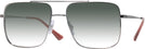 Aviator,Square Gunmetal Ray-Ban 3758V w/ Gradient Progressive Reading Sunglasses View #1