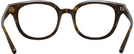 Square Havana Ray-Ban 4324V Single Vision Full Frame View #4