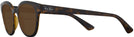 Square Havana Ray-Ban 4324V Bifocal Reading Sunglasses View #3