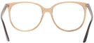 Square Transparent Brown Ray-Ban 4378V L Progressive No-Lines View #4