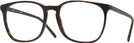 Square Havana Ray-Ban 5387L Single Vision Full Frame View #1