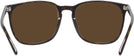 Square Havana Ray-Ban 5387L Progressive Reading Sunglasses View #4