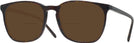 Square Havana Ray-Ban 5387L Bifocal Reading Sunglasses View #1