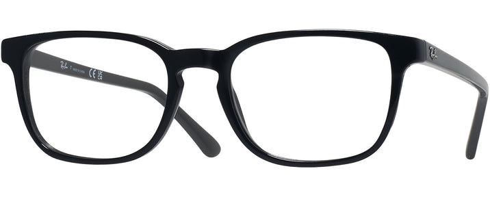 Rectangle Black Ray-Ban 5418 Computer Style Progressive View #1