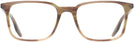 Rectangle STRIPED BROWN AND GREEN Ray-Ban 5421 Computer Style Progressive View #2