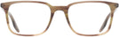Rectangle STRIPED BROWN AND GREEN Ray-Ban 5421 Computer Style Progressive View #2