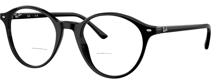 Round Black Ray-Ban 5430 Bifocal View #1