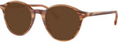 Round Striped Brown Ray-Ban 5430 Progressive Reading Sunglasses View #1