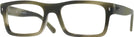 Rectangle Havana Green Ray-Ban 5435 Computer Style Progressive View #1