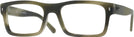 Rectangle Havana Green Ray-Ban 5435 Progressive No-Lines View #1
