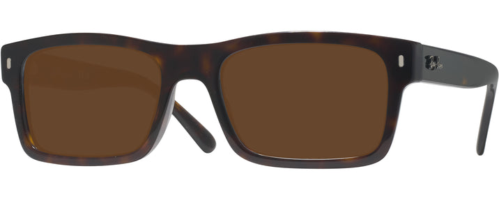 Rectangle Havana Ray-Ban 5435 Progressive Reading Sunglasses View #1