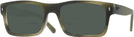 Rectangle Havana Green Ray-Ban 5435 Bifocal Reading Sunglasses View #1