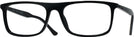 Rectangle Black Ray-Ban 5440 Computer Style Progressive View #1