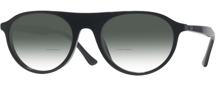 Square Black Ray-Ban 5441 w/ Gradient Bifocal Reading Sunglasses View #1