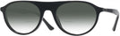 Square Black Ray-Ban 5441 w/ Gradient Bifocal Reading Sunglasses View #1